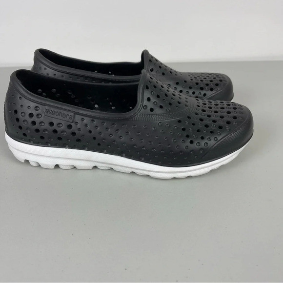 Skechers Performance Black H2 Go Slip On Water Shoes Unisex Size 3 Youth - Picture 3 of 9